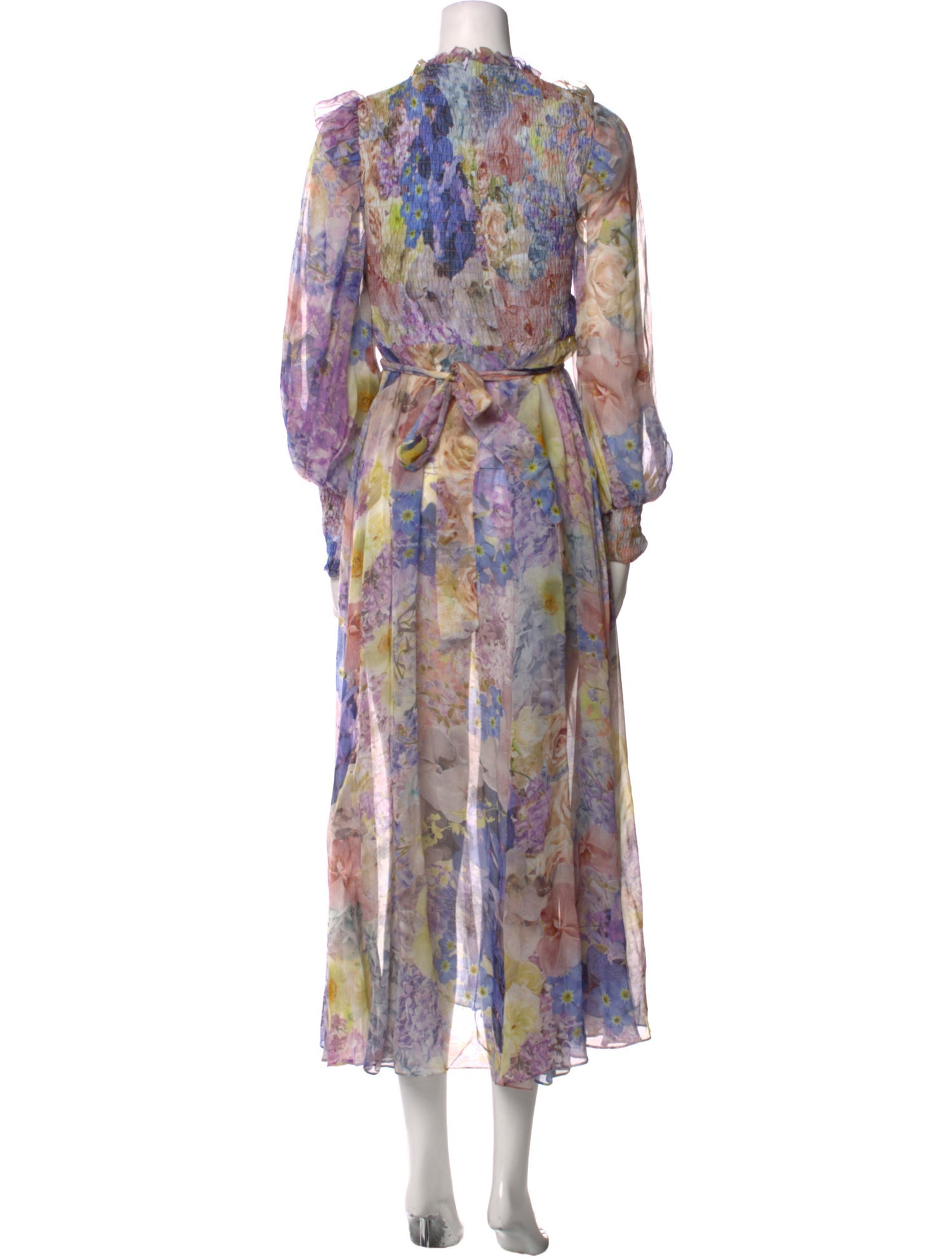 Zimmermann Floral Print Long Dress
